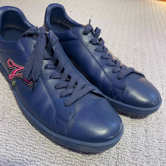 LOUIS VUITTON MEN  SNEAKERS SIZE 9 - Picture 8 of 9